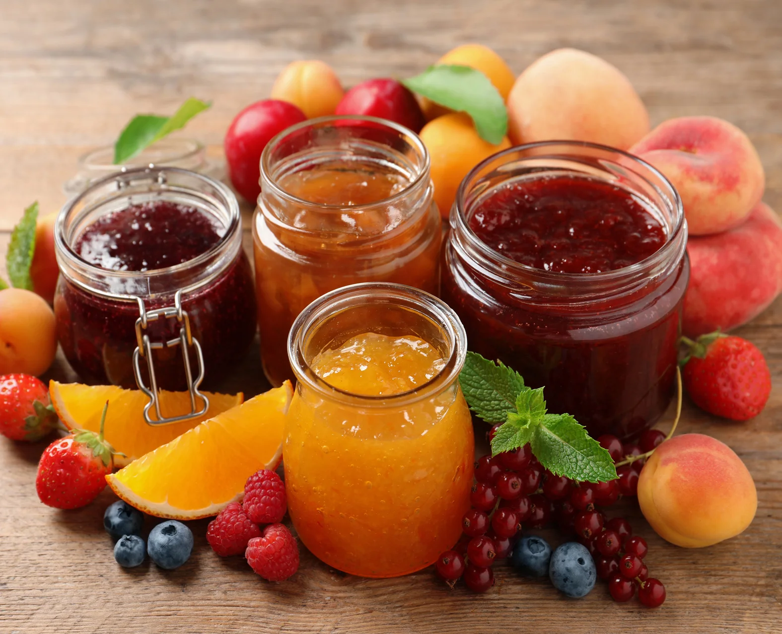 Mermeladas y prep. frutas