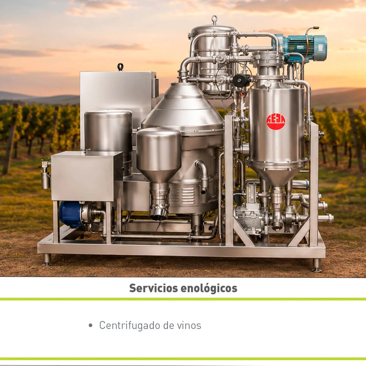 SERVICIO DE CENTRIFUGADO DE VINOS