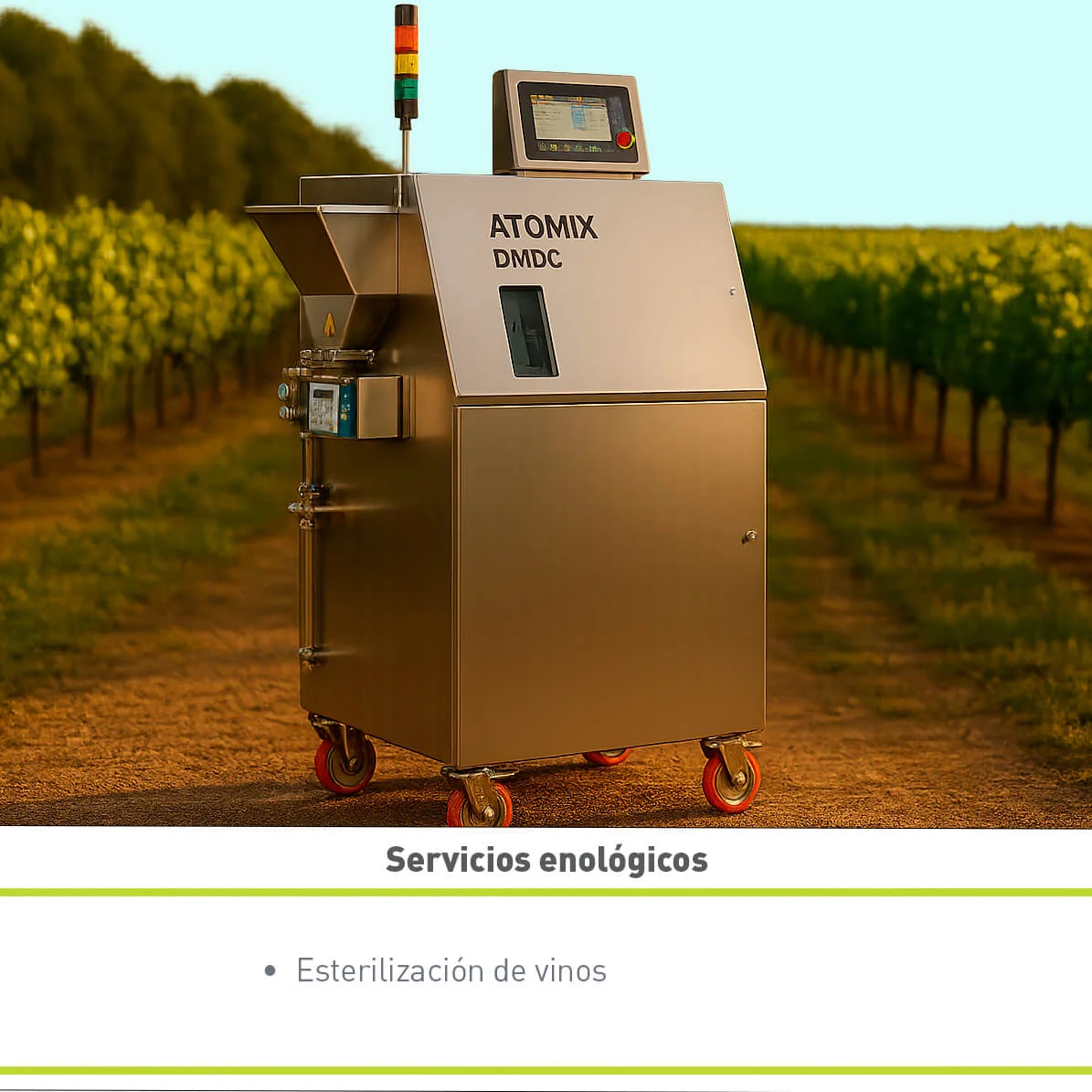 SERVICIO DE ESTERILIZACIÓN DE VINOS