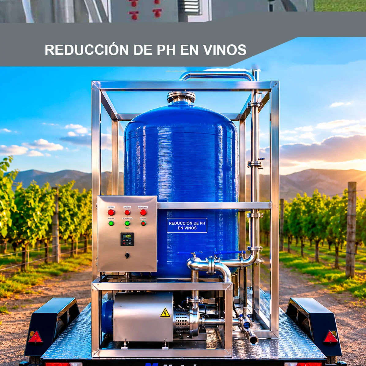 SERVICIO DE REDUCCIÓN DE PH EN VINOS