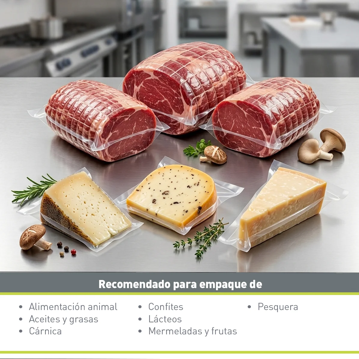 BOLSAS TERMOENCOGIBLES SINOPLAST, DIF. MEDIDAS Y MICRAS