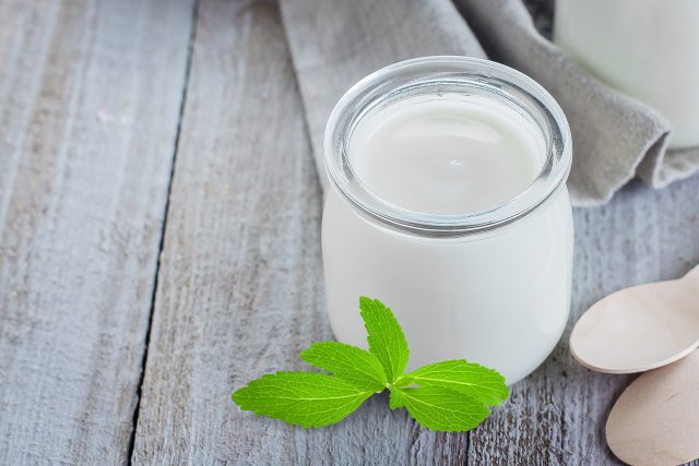 Yogurt con Stevia